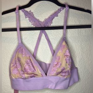 Large PINK Victoria's Secret Lace Bralette